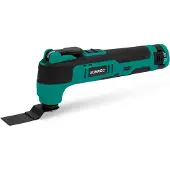 Vonroc Akku-Multitool 12V 2Ah, 0,69 kg, mit Spachtel, Sägeblatt und Schleifset