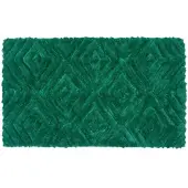 Homescapes BADEMATTE 50/80 cm Rautenmuster, Hochflor