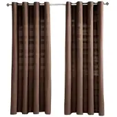 Homescapes ÖSENVORHANG Rajput blickdicht 2er-Set, 167/182 cm