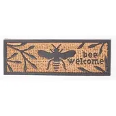 Homescapes FUSSMATTE Bee Welcome, Kokos & Gummi 45/75 cm