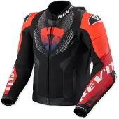 REV'IT! Revit Hyperspeed 3 Pro Motorrad Lederjacke, schwarz/rot, 50