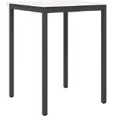 vidaXL Bartisch Weiß 80 x 80 x 105 cm Massives Kiefernholz