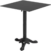 Oviala Business Quadratischer, neigbarer Gartenbistrotisch, 60 cm, für 4 Personen, Schiefer