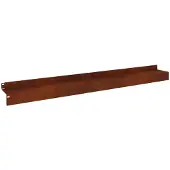 vidaXL Raseneinfassung 20 stk. 100 x 10 x 8 cm Stahl Rostig