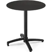 Oviala Runder neigbarer Gartenbistrotisch 70 cm 4 Sitzplätze schwarz - Opera