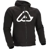 Acerbis Hoodie Fly - Schwarz/Weiß - S