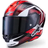 Alpinestars S-R7 Kinetis Integralhelm unisex Carbon schwarz, XS