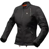 Modeka Muva Damen-Motorrad-Textiljacke, schwarz, 40