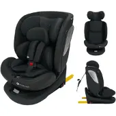Kinderkraft I-GROW 2 Plus i-Size Kindersitz, Black