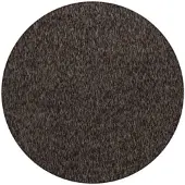 Carpetsale24 Runder Teppich 200 cm Braun, Einfarbiger Kurzflor Schlingenteppich für Wohnzimmer, Esszimmer oder offenen Wohnbereich, Modern
