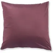 Doris Meyer Uni Interlock Jersey Bettwäsche Kissenbezug einzeln 40x40 cm | bordeaux - rot