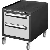 Stier Rollcontainer Premium mit 2 Schubladen BxTxH 480x600x540 mm