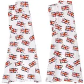 Homescapes GESCHIRRTÜCHER-SET Union Jack 2-teilig, 100% Baumwolle