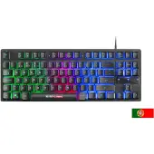 Mars Gaming MCPTKLPT, Kabelgebunden, USB, Membran Key Switch, RGB-LED, Schwarz, Maus enthalten