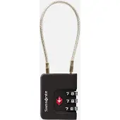 Samsonite - Cablelock 3 Dial TSA Black - Lock-Onesize ,