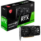 MSI VENTUS GeForce RTX 3050 2X E 6G OC, GeForce RTX 3050, 6 GB, GDDR6, 96 Bit, 7680 x 4320 Pixel, PCI Express x8 4.0