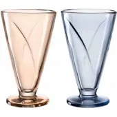 Leonardo Dessertschale Cono Blue / Apricot 360 ml (4er Set)