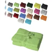 EXKLUSIV HEIMTEXTIL Saunatuch 2er Set 80 x 200 cm Apfelgrün
