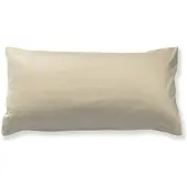 Doris Meyer Uni Interlock Jersey Bettwäsche Kissenbezug einzeln 40x80 cm | beige - beige