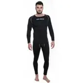Kirkjubøur M KJ-21|"Hafjall" Herren Thermounterwäsche Set 2-tlg. schwarz