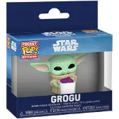 Funko POP! Pop The Mandalorian & Grogu Star Wars Schlüsselanhänger Kinder One Size