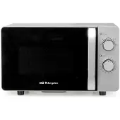 Orbegozo MI 2062 CE, Arbeitsplatte, Solo-Mikrowelle, 20 l, 700 W, Drehregler, Schwarz, Silber