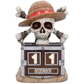 Nemesis Now One Piece - Luffy Jolly Rogers Perpetual Calendar