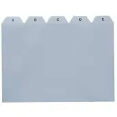POV Leitregister A5 A-Z Kunststoff grau
