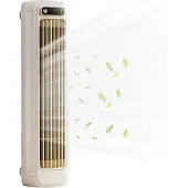 OIMG (White-Charging, -) 30cm tragbarer blattloser Tischventilator, USB wiederaufladbar 5000mAh Batterie
