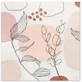 Papstar 20 Servietten, 33 cm x 33 cm 3-lagig 1/4-Falz Design Set 5