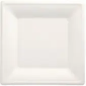 Papstar 50 Teller, Zuckerrohr "pure" eckig 26 cm x 26 cm weiss