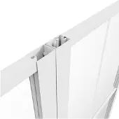 Vente-unique Tür-Komplettsets Seroto Weiß 83 cm