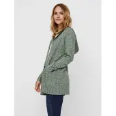 Vero Moda Strickjacke "VMDOFFY LS OPEN HOOD CARDIGAN GA NOOS" Materialmix, regular fit