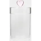 Sissy-Boy Glasgefäß Mit Rosa Herz
