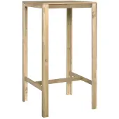 vidaXL Bartisch 60x60x110 cm Imprägniertes Kiefernholz