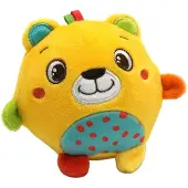 Clementoni Tiere Sunny Teddy Plüschballfigur, Babyrassel