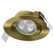 Osram 4099854595615 Spot Set LED Einbaustrahler Verstellbar 4,9W Messing