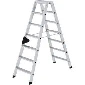 MUNK GmbH Stufen-Stehleiter beidseitig begehbar 2x7 Stufen