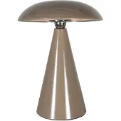 Steinhauer Wiederaufladbare Tischlampe Mush Braun