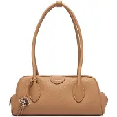 Calvin Klein Handtasche Emblem Trio Pebble Shoulder Bag LV04F3743G Beige