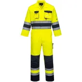 Portwest Nantes Warnschutzoverall Gelb/Blau XXL