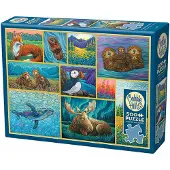 Cobble Hill Tiere aus Alaska – Puzzle mit 500 Teilen