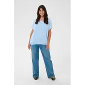 KAFFE CURVE Kurzarm-Bluse KCami Kurzarm-Bluse Loose fit
