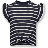 ONLY Shirt "Kalinka" in Dunkelblau/ Creme - 92