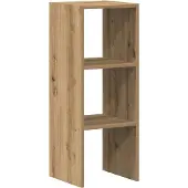 vidaXL Bücherregal Stapelbar Artisan-Eiche 30x30x80 cm Holzwerkstoff