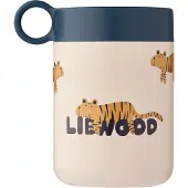 Liewood - Kid's Kiani Printed Food Jar - Essensaufbewahrung Gr 350 ml beige