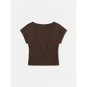 Vero Moda Bluse Smilla 10355466 Dunkelbraun Regular Fit