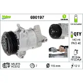 Valeo Kompressor, Klimaanlage ORIGINS - NEW O.E. TECHNOLOGIE 690197