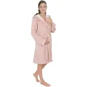 WEWO-FASHION Damen Kapuzenmantel 6121 M | rose - pink
