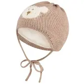 Sterntaler Strickmütze Bär in beige | Gr.: 39 cm